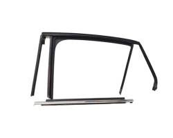 Door glass trim molding