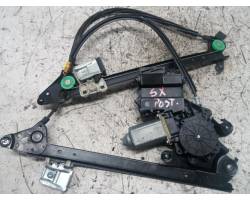 Door window regulator with motor