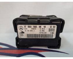 ESP acceleration yaw rate sensor
