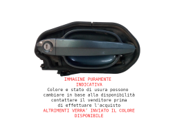 MANIGLIA ESTERNA ANTERIORE SINISTRA BMW Serie 5 E60 51210154344 M57 D25 (256D2) (03>10)