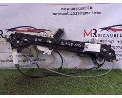 Door window regulator with motor