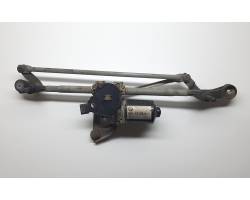 Windshield wiper linkage and motor