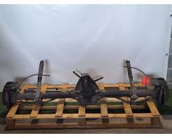 Rear axle beam with reducer