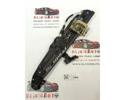 Door window regulator with motor
