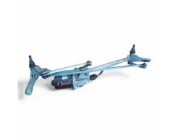 Windshield wiper linkage and motor