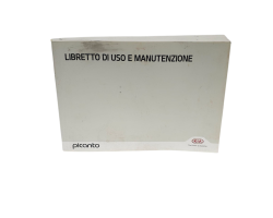 LIBRETTO USO E MANUTENZIONE KIA Picanto 3° Serie F1Y0-IT44A (11>)
