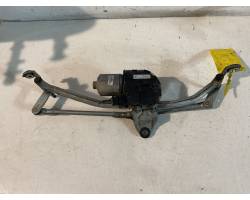 Windshield wiper linkage and motor