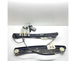Door window regulator with motor