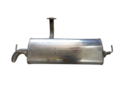 Rear silencer