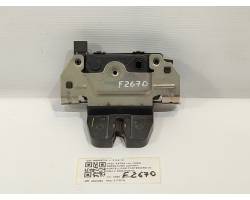 Tailgate boot lock motor