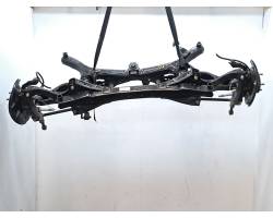 Rear axle beam with reducer