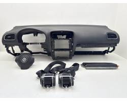 KIT AIRBAG COMPLETO VOLKSWAGEN Golf 6 Berlina 1K4857705AH,5K1880841A,5K0880201D,1K4857706AK (08>12)