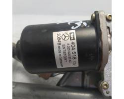 Windshield wiper linkage and motor