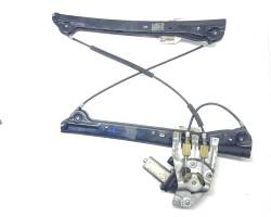Door window regulator with motor