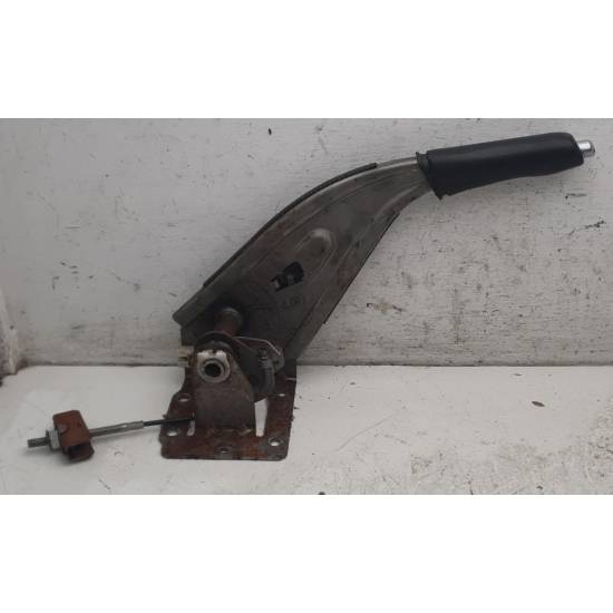 Copri Leva Freno A Mano In Pelle Nera Con Cuciture Per Land Rover Discovery MK1 E MK2