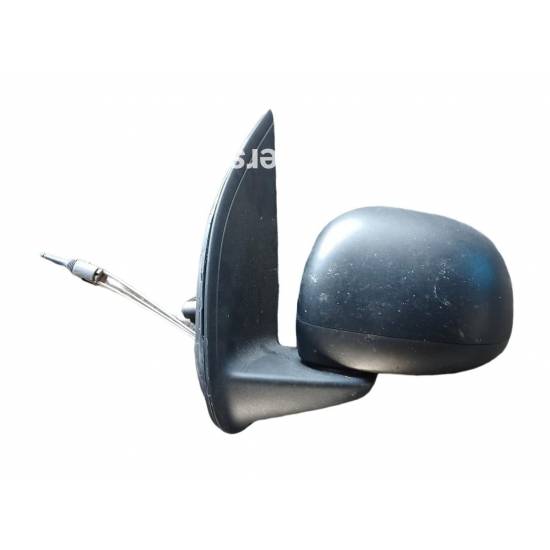 Rétroviseur Gauche Manuel Noir Pour Fiat Panda 312 - Pièce D'origine