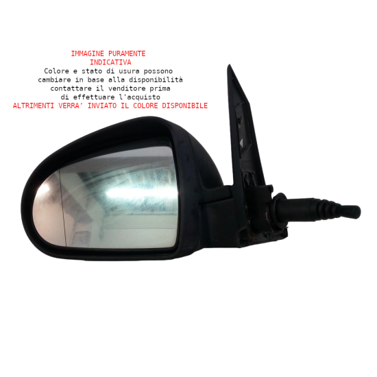 Vetro Specchietto Retrovisore Riscaldato Per Mitsubishi Colt 2004-2012 – Lato Sinistro, Con Piastra A Clip, Asferico