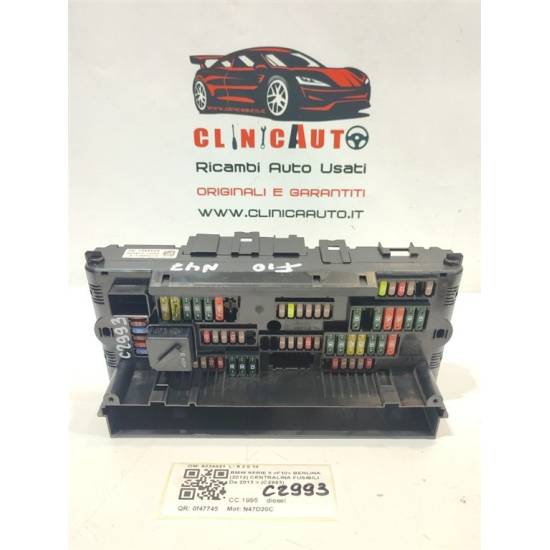 SCATOLA PORTA FUSIBILI BMW Serie 5 F10 9234421 N47D20C diesel 1995 (10>)