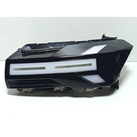 Faro Proiettore Sinistro Per BMW Serie 3 E46 Coupé/Cabrio 2003-2006: Paraurti Nero, Indicatore Bianco, Ricambio OEM!