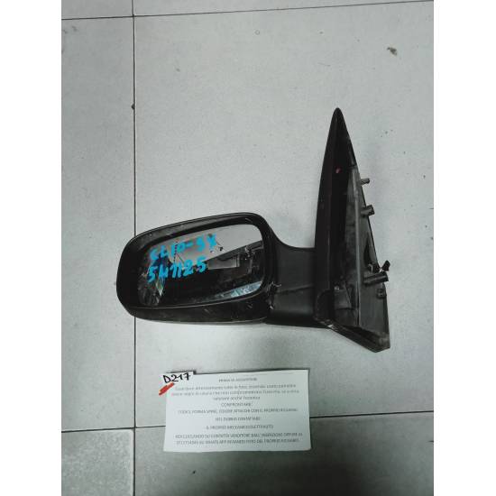7438635097462 Derb Specchio Specchietto Retrovisore Sx Sinistro [Lato Guida](Elettrico - Termico) - Calotta Nera