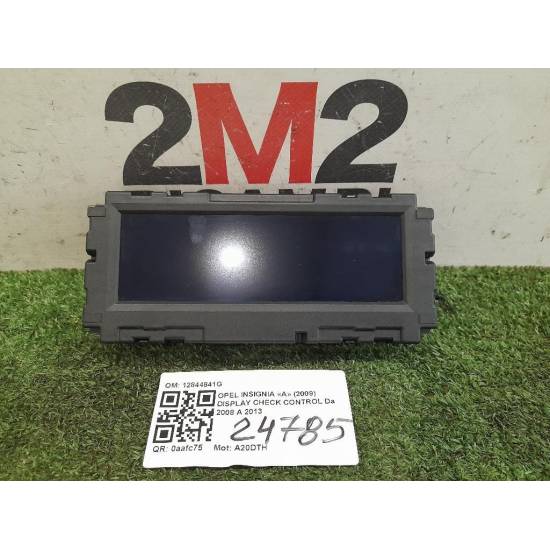 DISPLAY MULTIFUNZIONE COMPUTER DI BORDO OPEL Insignia Berlina 12844841G A20DTH (08>17)