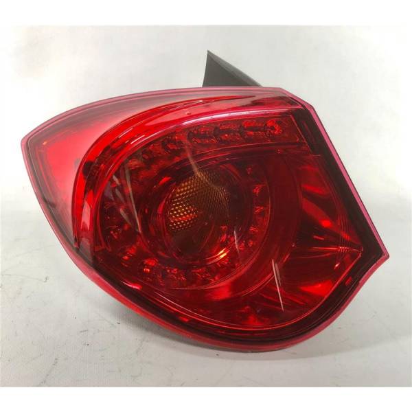 Fanale Posteriore LED Per Moto - Stop E Luce Freno, 12V, Argento, Rosso, Universale