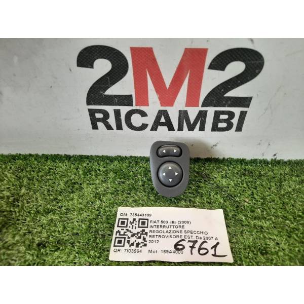 Specchietto retrovisore compatibile con Kawasaki ER-5