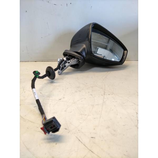 Coprispecchietto Laterale Per Tiguan 2017-2018, Lato Guida, Colore Bianco, In ABS - 3