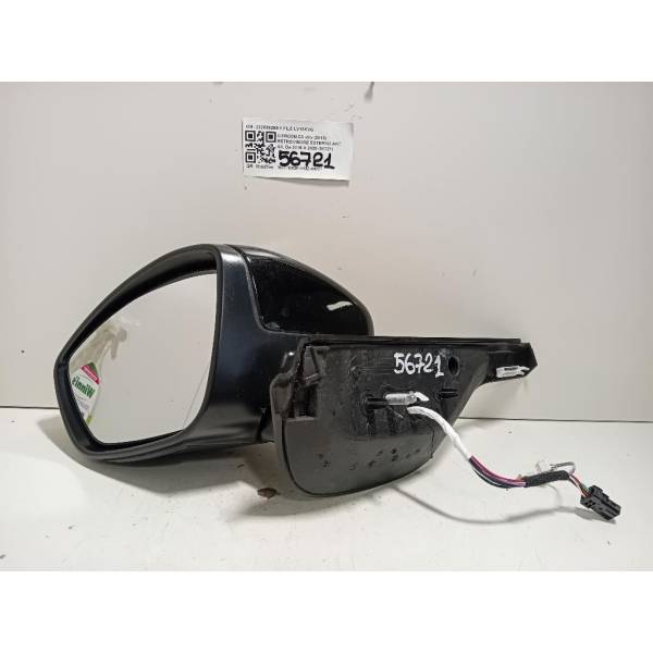 Specchietto Retrovisore Sinistro Convesso Per Citroen Jumper (1999-2002), Ricambio Esterno Con Vetro, Nuovo, Aftermarket