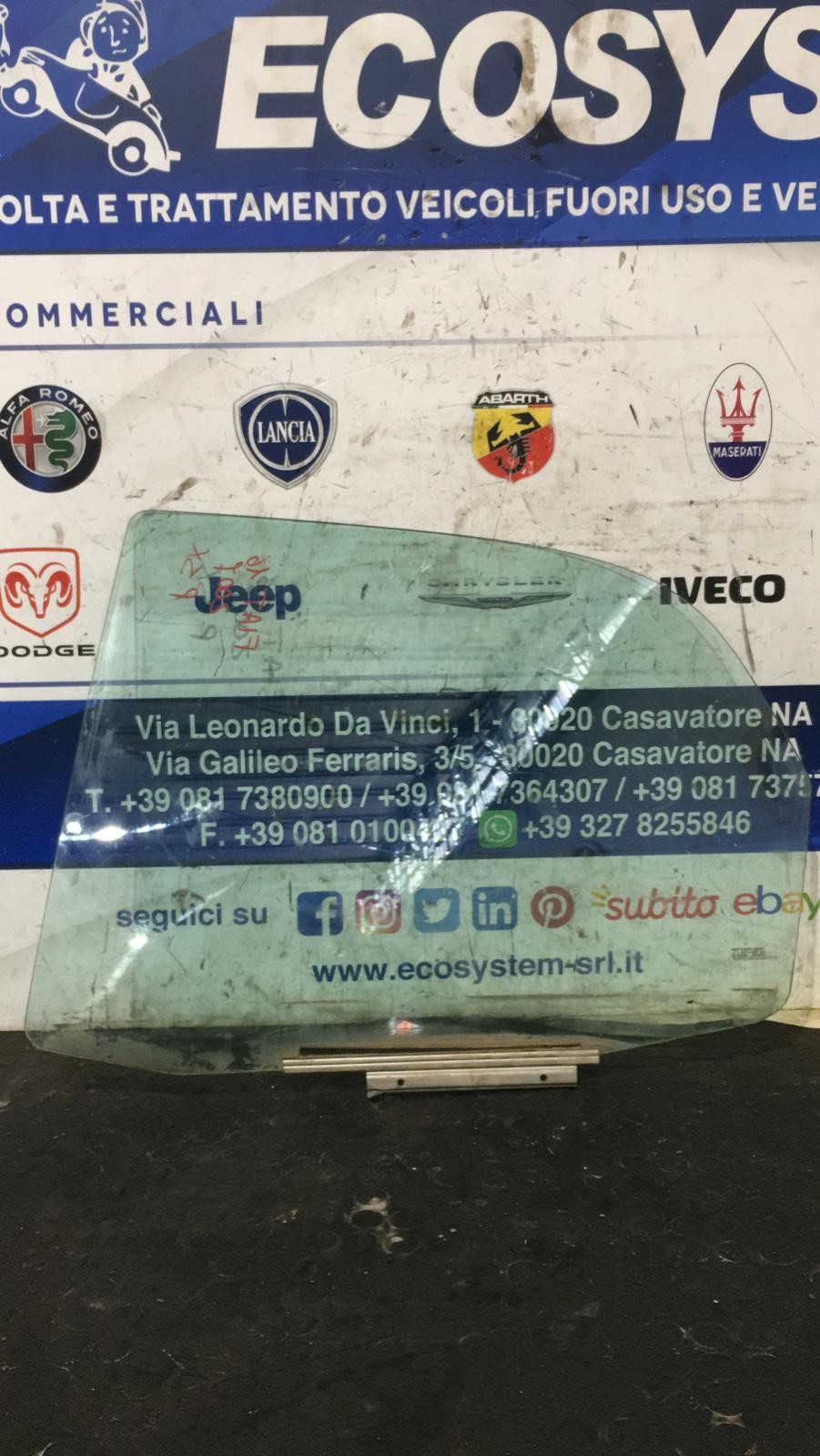 Scendente Vetro Posteriore Sinistro Per Citroën C3 Picasso 2009 - Privacy - Foto 2