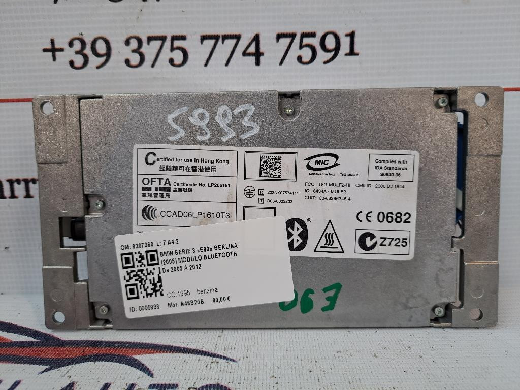 Unidad De Control Xenon Frankberg - Compatible Con BMW E90, E92, E93 Y Más