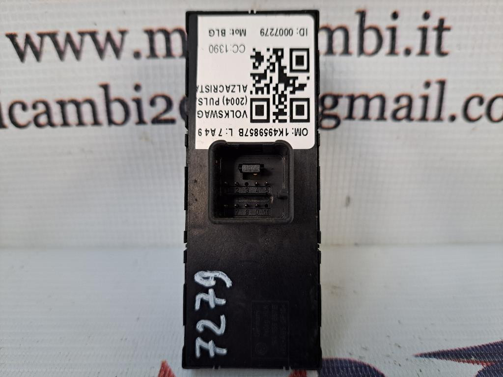 Pulsante Alzacristallo Per Golf MK4 - Compatibile Con 1J3 959 857, Per Skoda Fabia, Seat Leon, Passat
