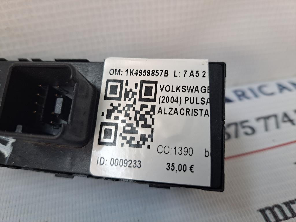 Pulsante Alzacristallo Per Golf MK4 - Compatibile Con 1J3 959 857, Per Skoda Fabia, Seat Leon, Passat - Foto 3