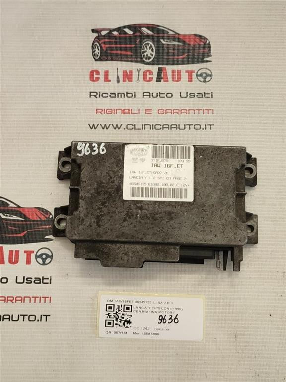 Centraline Moteur Lancia Y - Ypsilon 1.2 (1996-2000) - Magneti Marelli 46545155