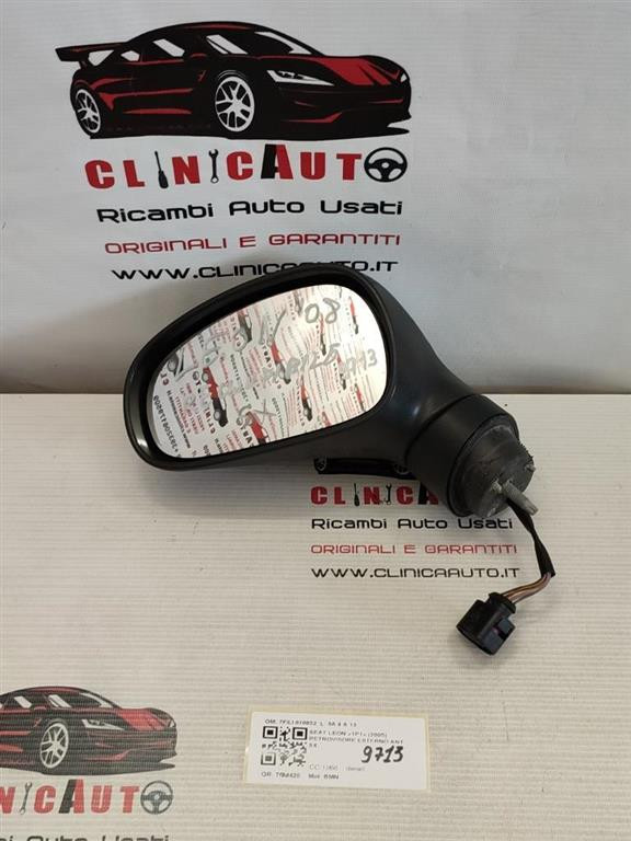 Copri Specchietto Retrovisore Per SEAT Ibiza/Leon/Exeo 2008-2017 - Design Carbonio, ABS - Foto 9