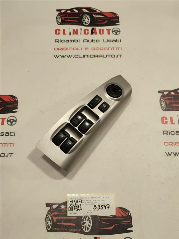 Pulsante Maniglia Portiera Anteriore Sinistra Per Kia Sportage QL KX5 2016-2019 | Ricambio 82657-D9000 In ABS Nero