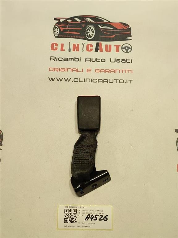AGGANCIO CINTURA DI SICUREZZA ANT. SX. per VOLKSWAGEN GOLF PLUS (5M) 1 AGGANCIO CINTURA DI SICUREZZA ANT. SX. per VOLKSWAGEN GOLF PLUS (5M) 1