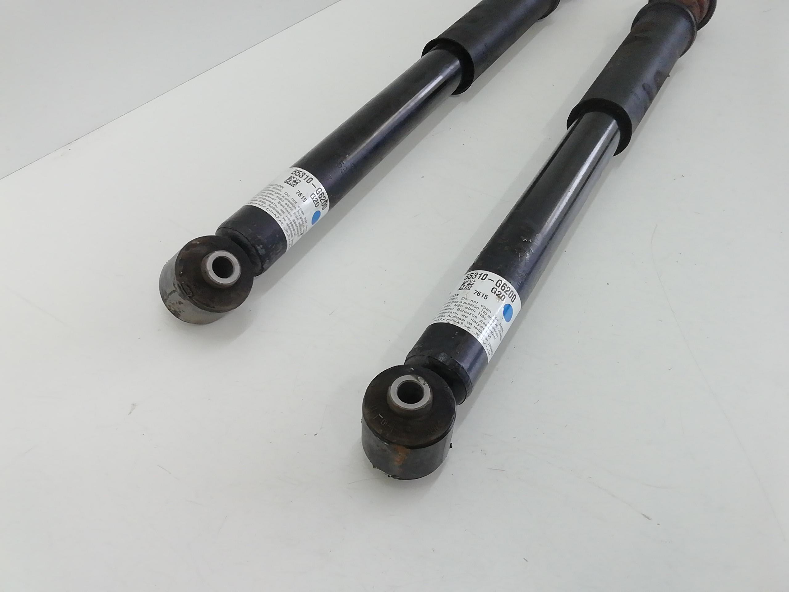 COPPIA MOLLE AMMORTIZZATORI POSTERIORI NERO Per KIA SPORTAGE 2004-2010 - Pistoncini Portellone Compatibili - 2