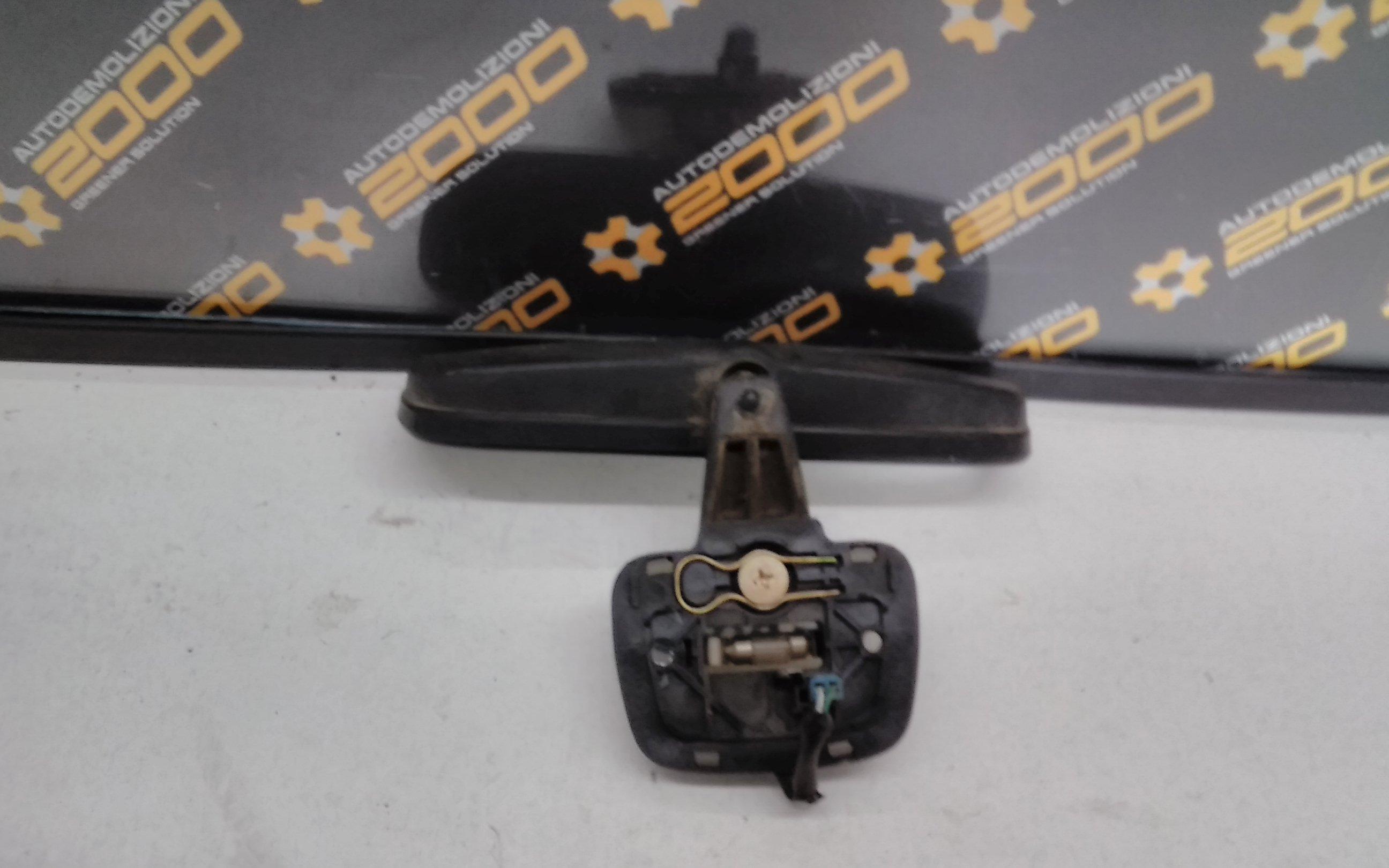 Specchietto Retrovisore Sinistro Meccanico Per Fiat Panda 169 (2009-2011) - Nero, Compatibile Per Sostituzione O Modifica