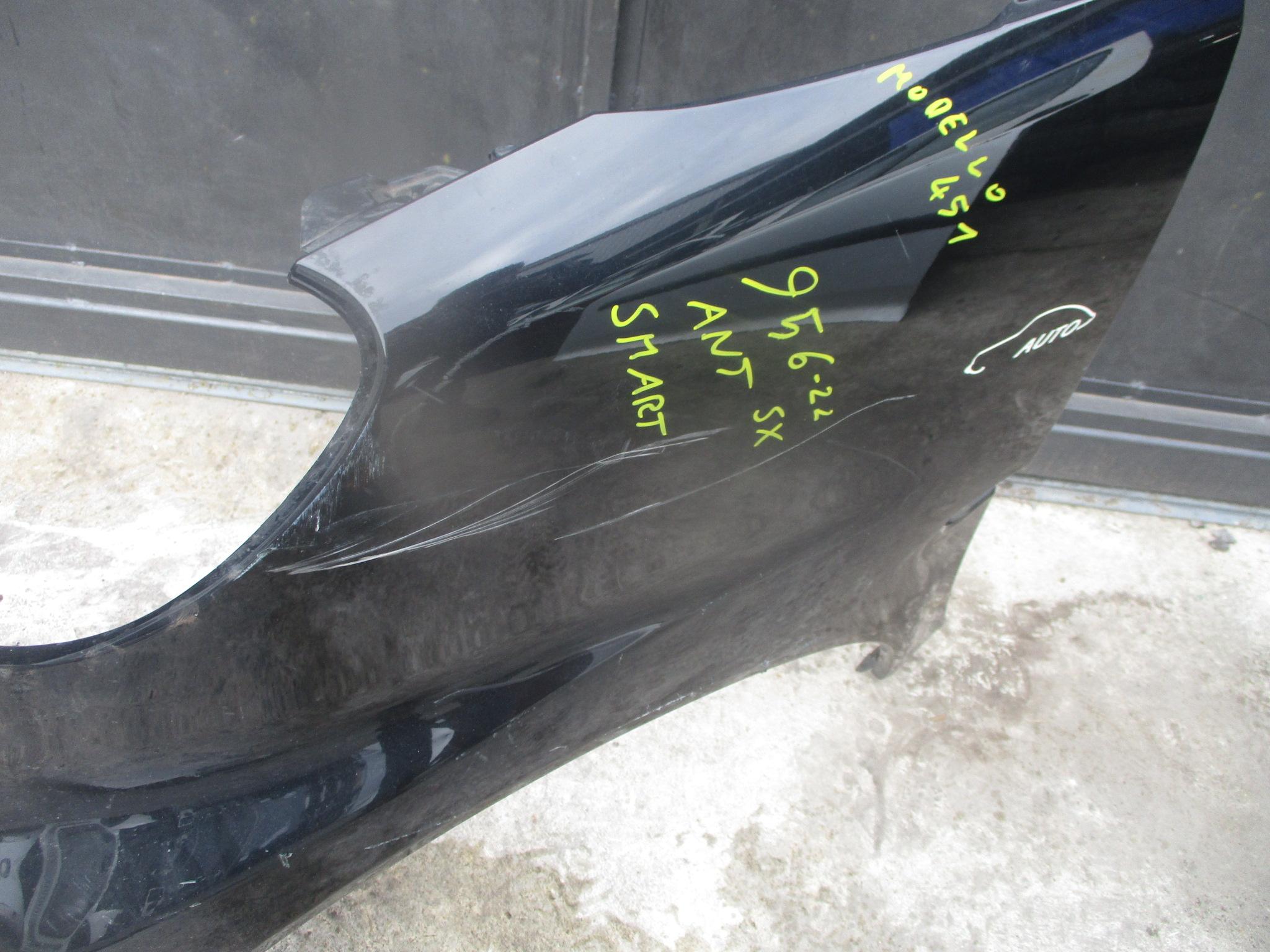 Parafango Anteriore Sinistro Per Smart Fortwo Coupe (451) 2007-2012 - Ricambio Qualità, Pronto Per Verniciatura