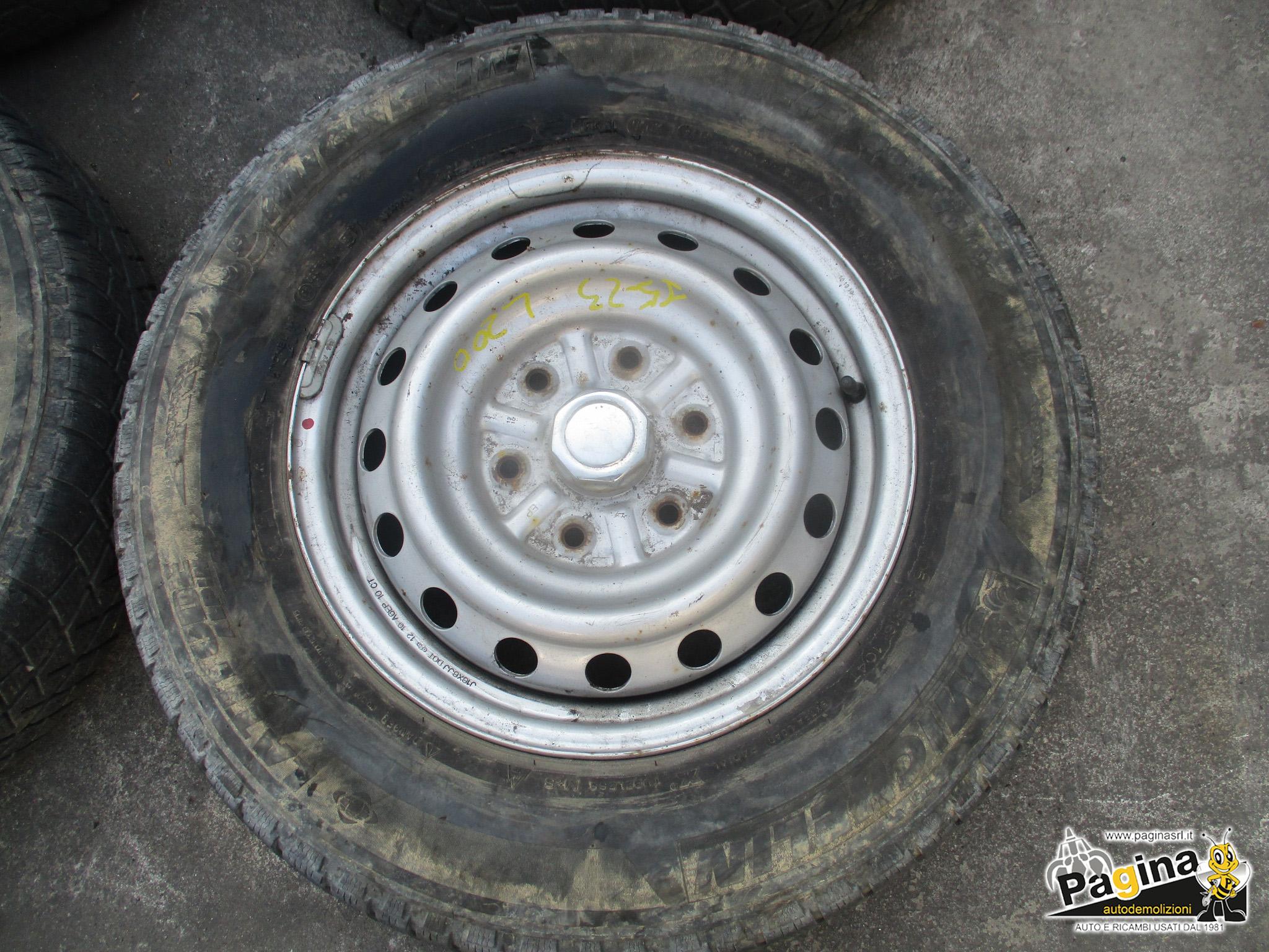 KIT 4 CERCHI IN LEGA MITSUBISHI L200 2006>2010 Usato Raggio 17 7x17 ET38 - Foto 11