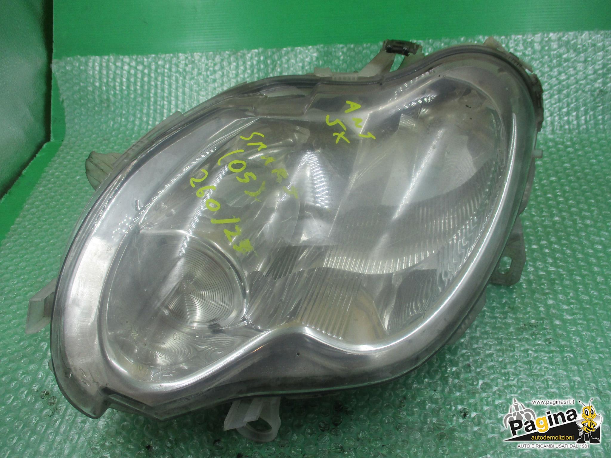 Parafango Anteriore Sinistro Per Smart Fortwo Coupe (451) 2007-2012 - Ricambio Qualità, Pronto Per Verniciatura