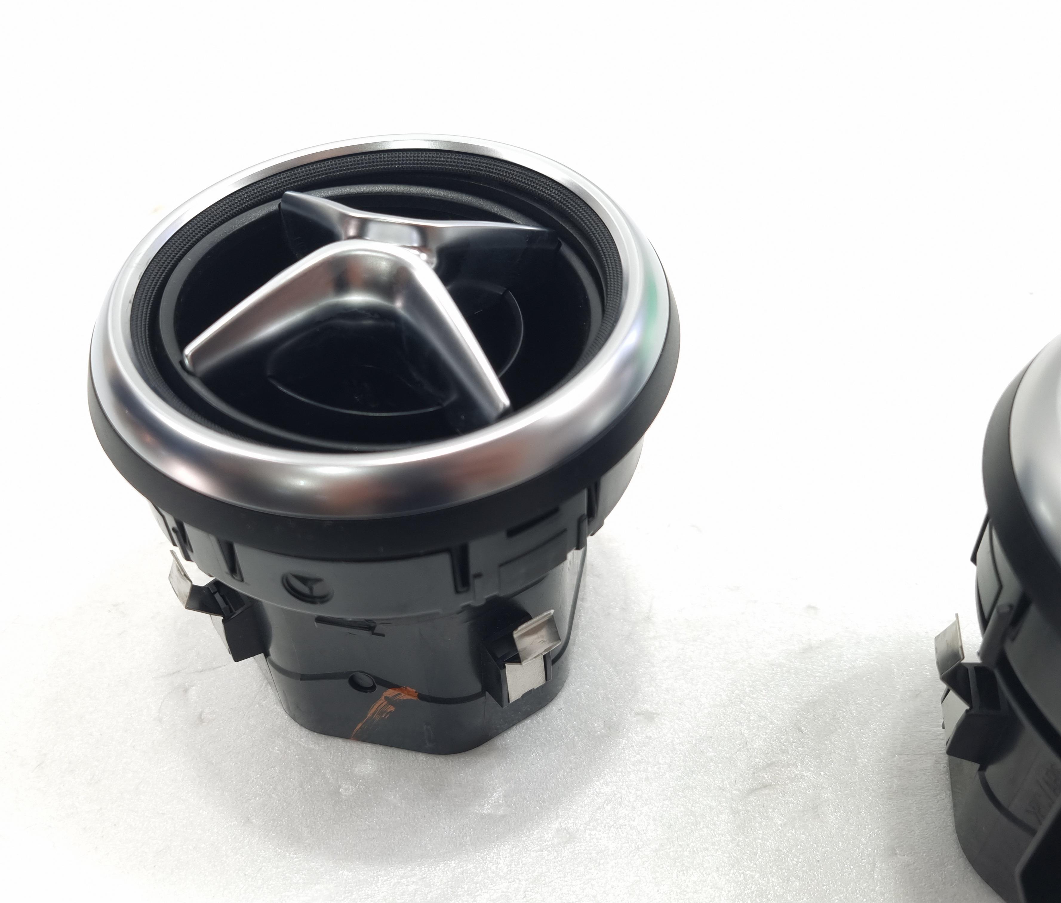Set 5 Anelli Copri Bocchette In Alluminio Rosso Per Mercedes A/B/CLA/GLA, Modelli 2012-2016
