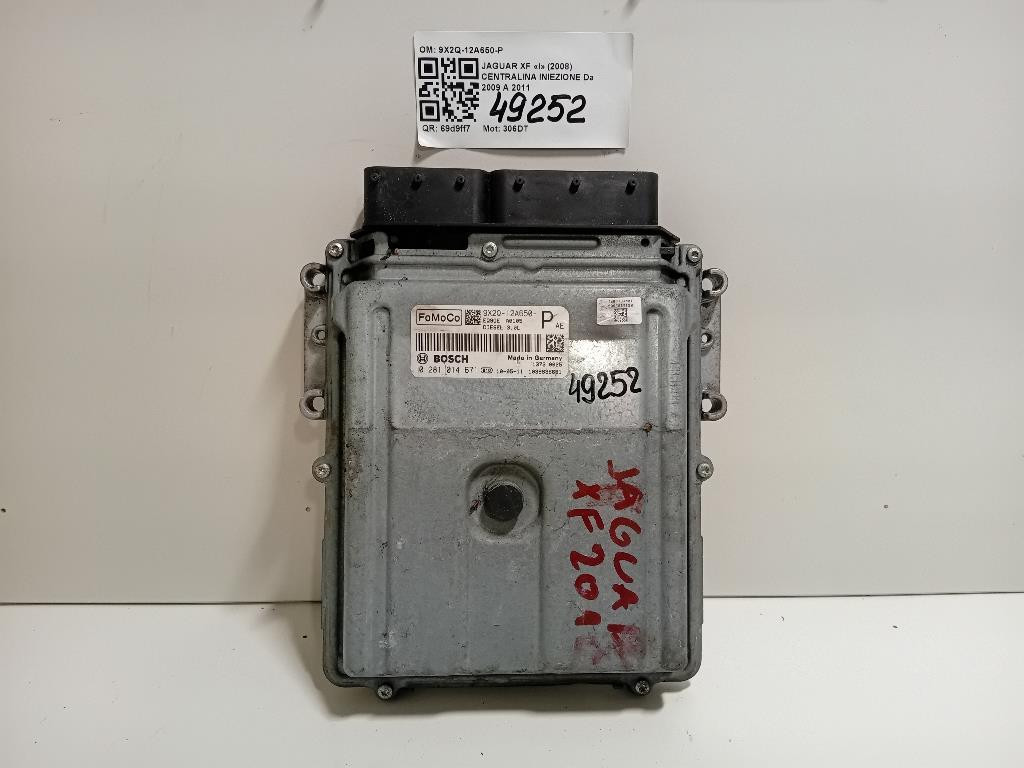 CENTRALINA INIEZIONE PER JAGUAR XF Serie 9X2Q-12A650-P 306DT