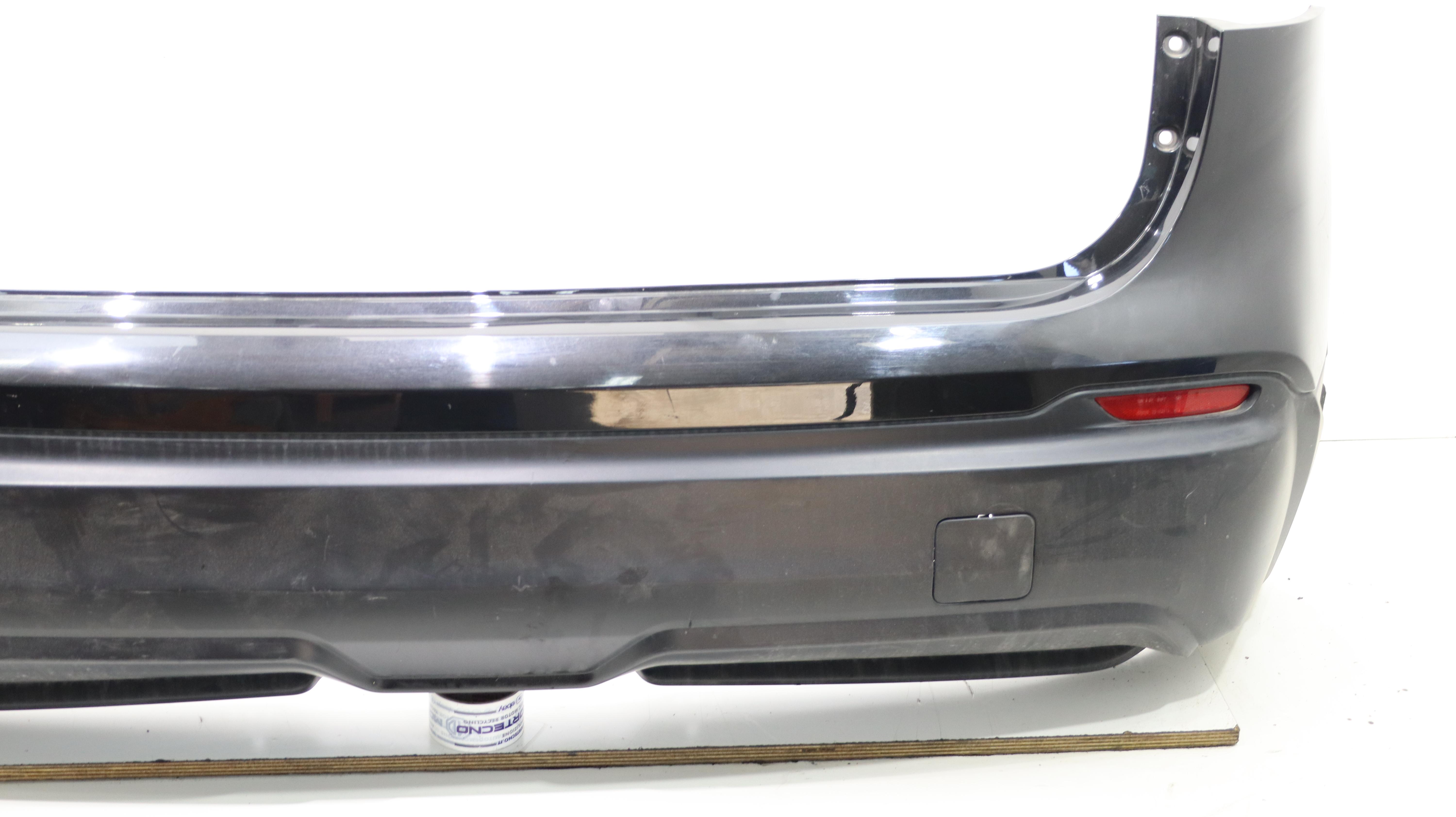 OMAC Protezione Paraurti Posteriore Per Nissan Qashqai 2014-2017 (e Rogue Sport 2017-2020) – Nero Opaco, In ABS Con Nastro 3M