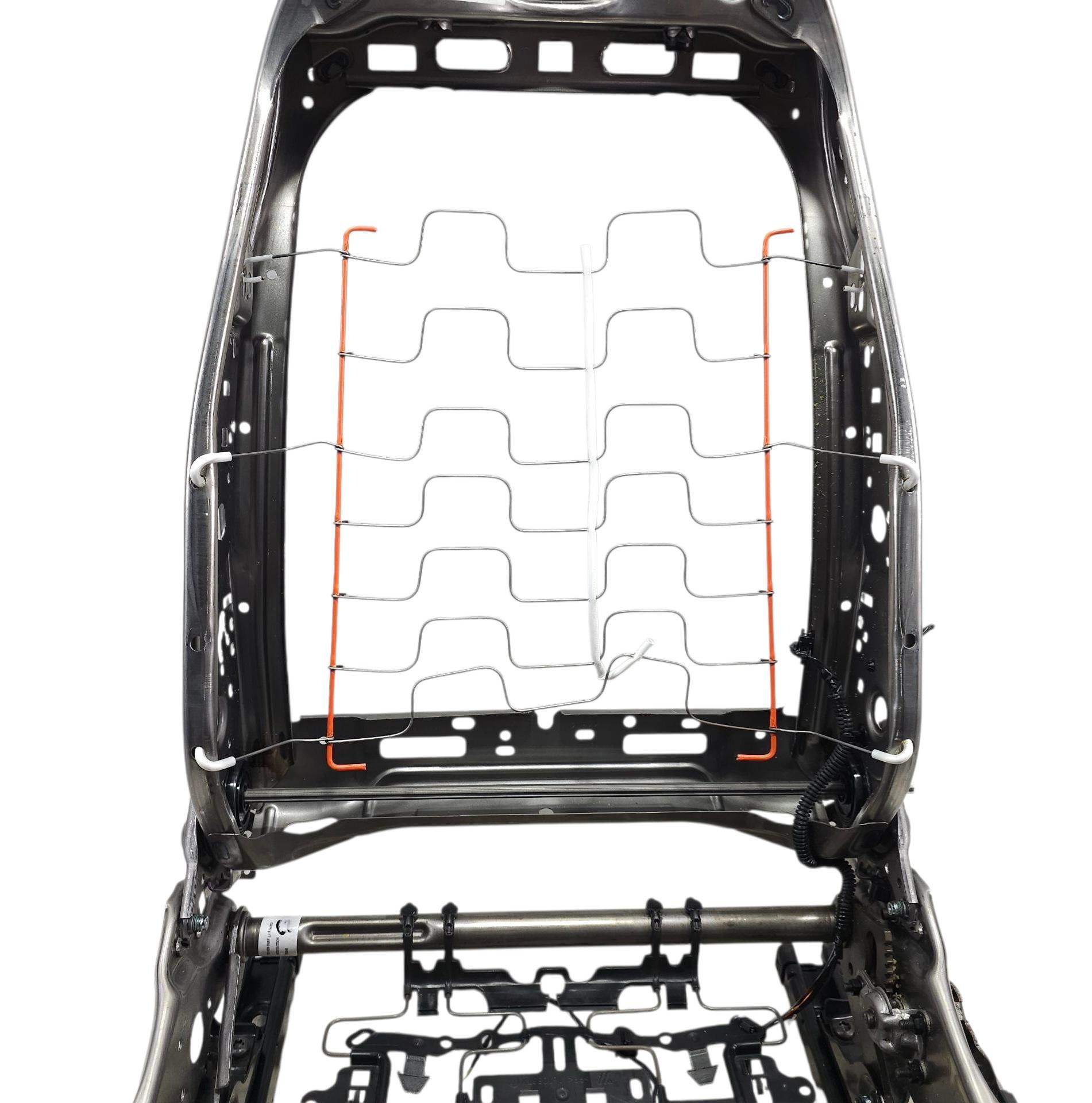 CLIPS METALLICA PER FISSAGGIO MOLLE ESTERNE TELAIO SEDILE ANTERIORE Fiat 500 F L R Giard - Foto 7